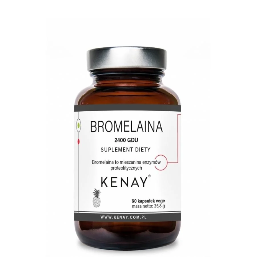 Kenay Bromelain 2400 GDU z ananasu 60 kapslí