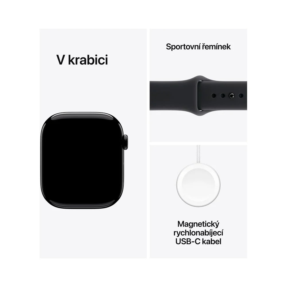 Apple Watch 11 46 mm sportovní řemínek M/L chytré hodinky