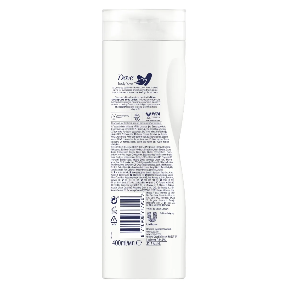 Dove Glowing Ritual Lotus tělové mléko 400 ml