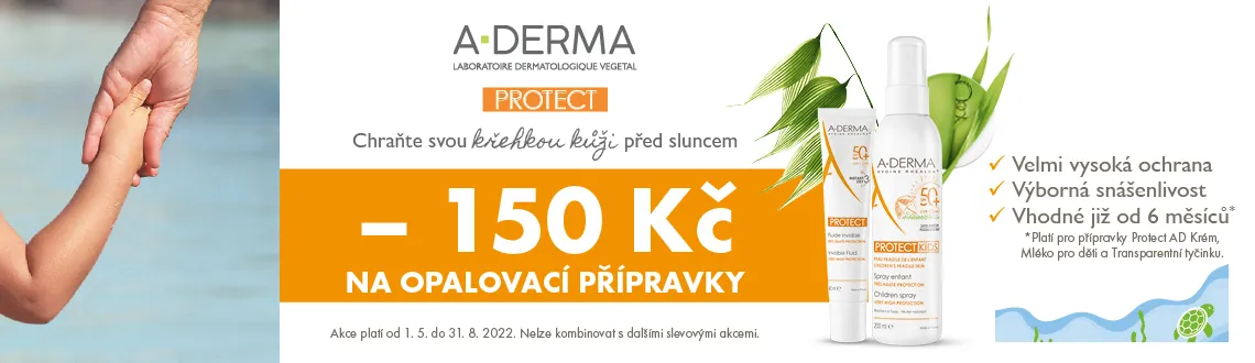 A-derma Protect 150 Kč SLEVA  (srpen 2022)