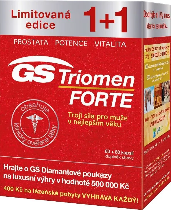 GS Triomen Forte 60 + 60 kapslí dárek 2017