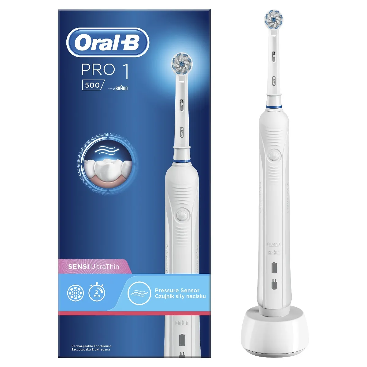Oral-B PRO 500 Sensitive elektrický zubní kartáček