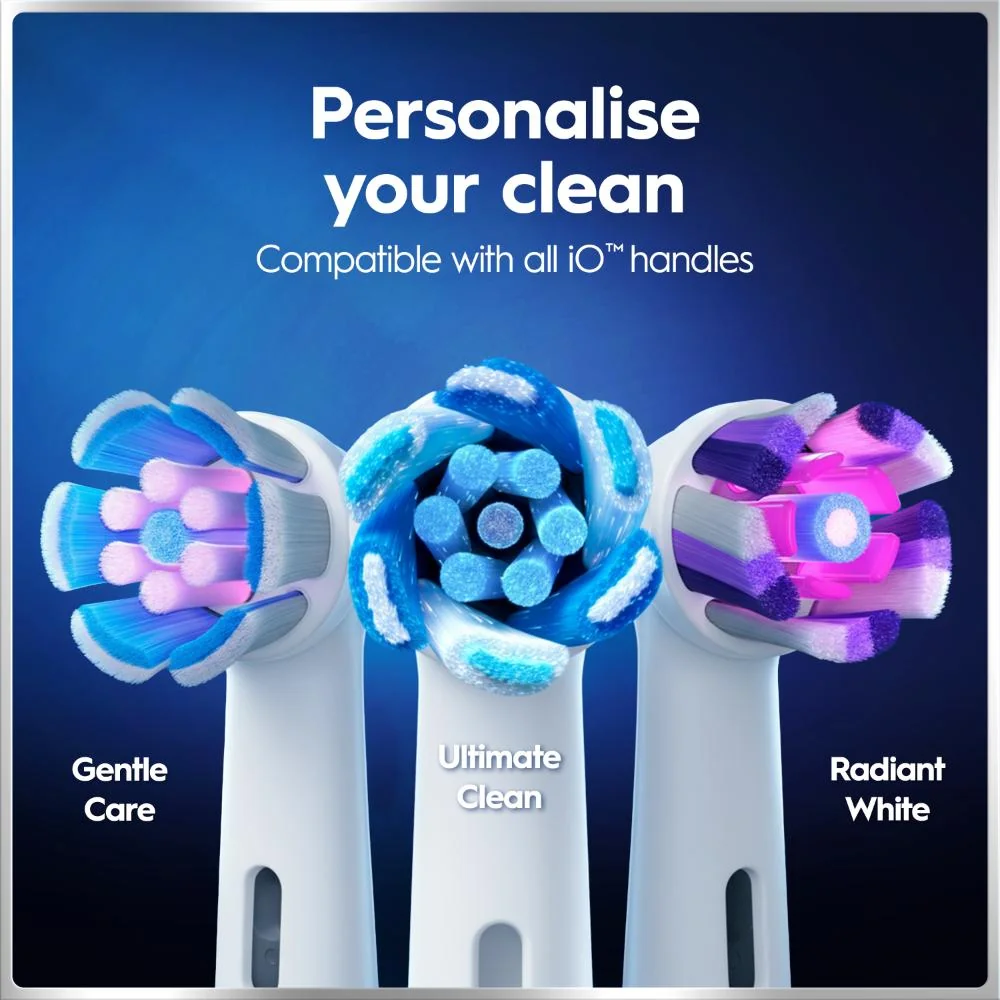 Oral-B iO Series 6 s cestovním pouzdrem elektrické zubní kartáčky bílý a růžový