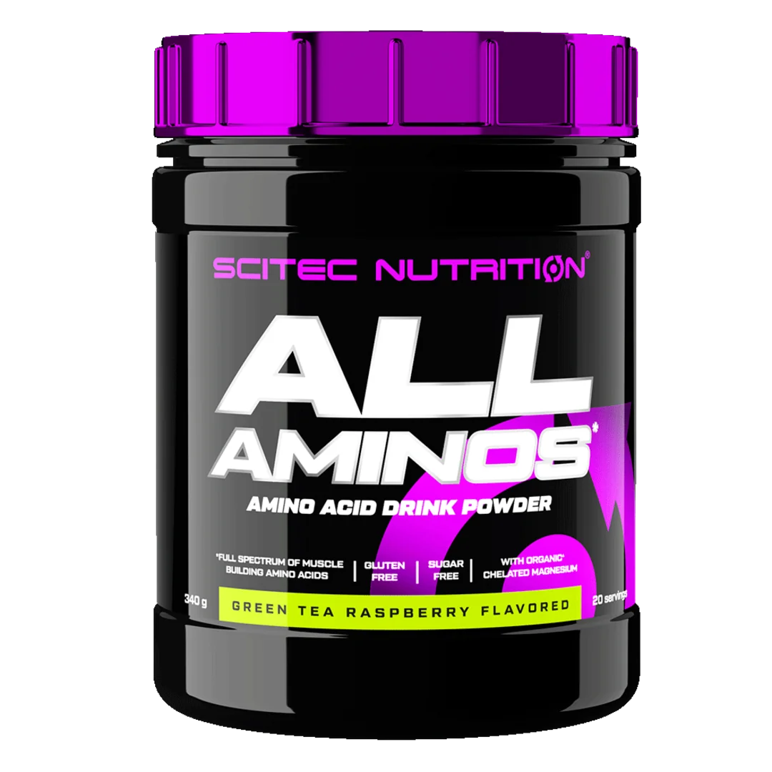Scitec Nutrition All Aminos 340g - malina, zelené jablko