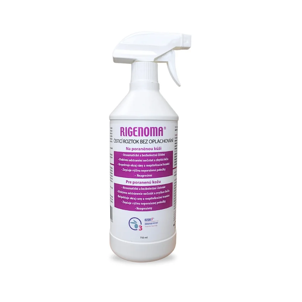 RIGENOMA aktivní čisticí roztok bez oplachování s OZOILE 750 ml