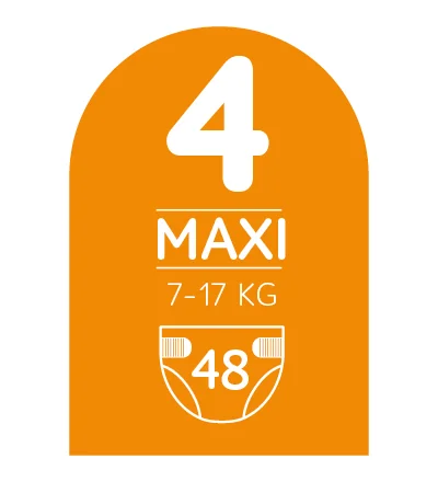 BEBELO Care Diapers Maxi 4 dětské pleny 48 ks