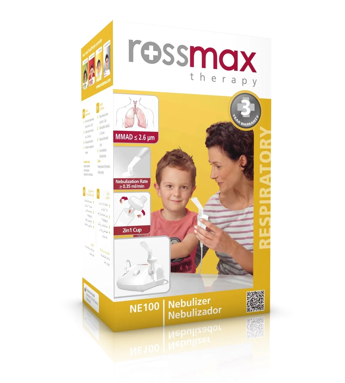 Rossmax Kompresorový inhalátor NE100