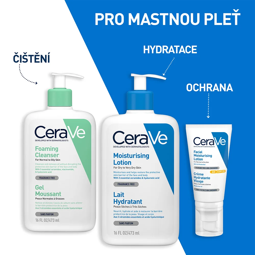 CeraVe Čisticí pěnící gel 473 ml