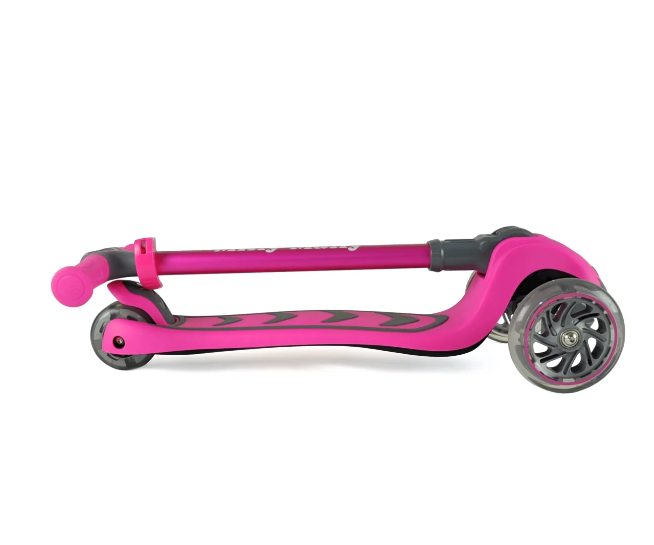Milly Mally Dětská tříkolová koloběžka BOOGIE Scooter LED - růžová