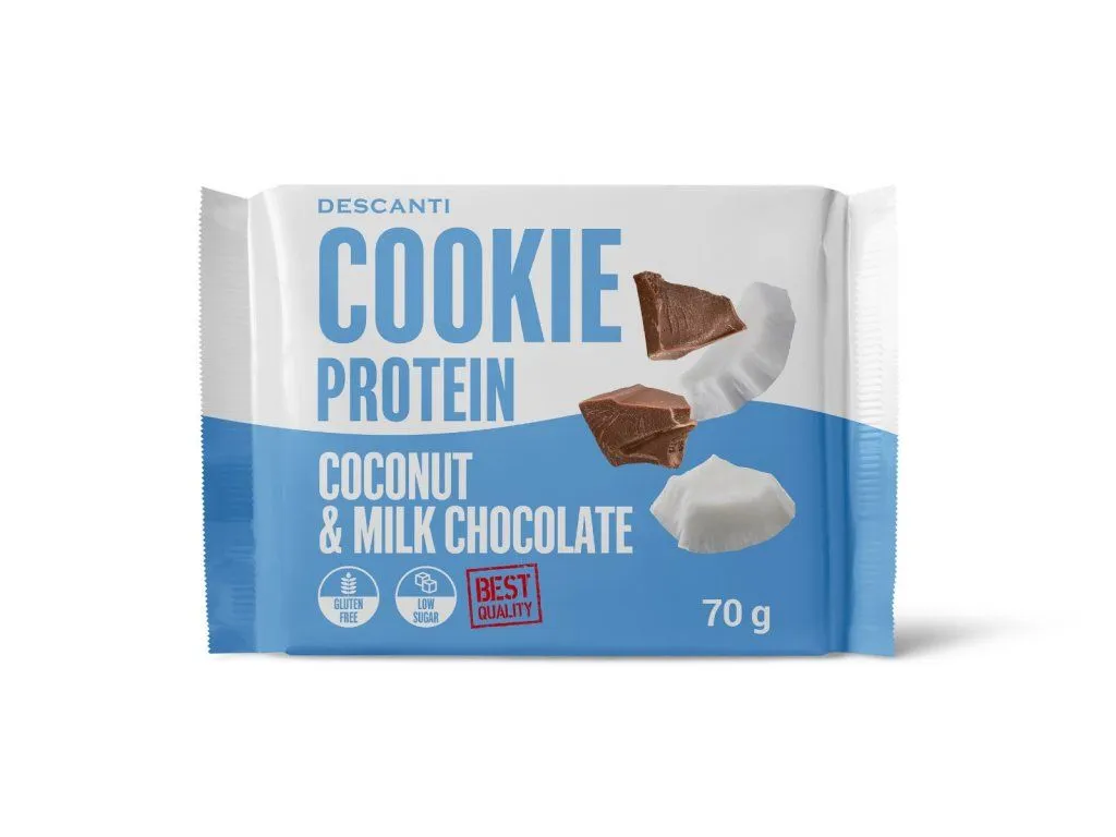 DESCANTI Protein Cookie Milk Chocolate Coconut 70 g