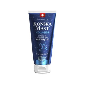 SwissMedicus Koňská mast s kolagenem chladivá FORTE 200 ml
