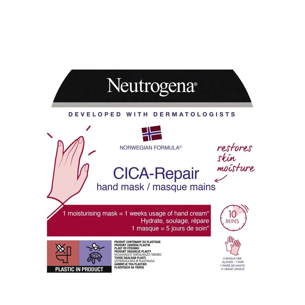 Neutrogena CICA Maska na ruce