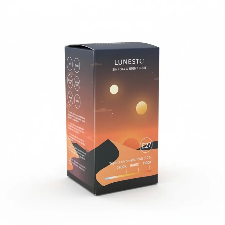 Lunesto LED žárovka 3v1 Day&Night