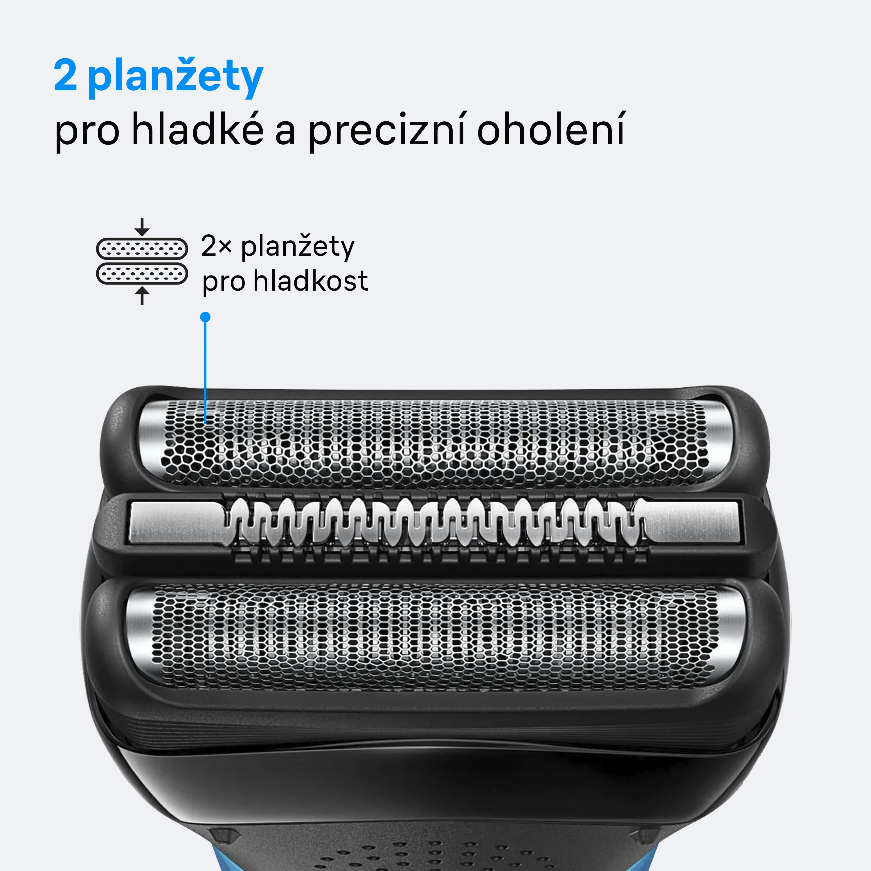 Braun Series 3 21B náhradní hlavice pro elektrický holicí strojek 1 ks