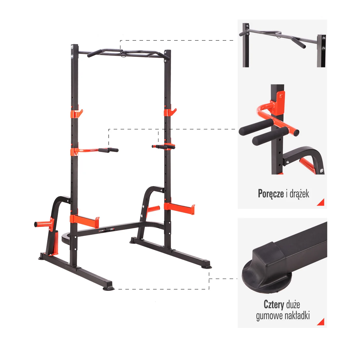 HMS Posilovací stojan Power Rack PWS08