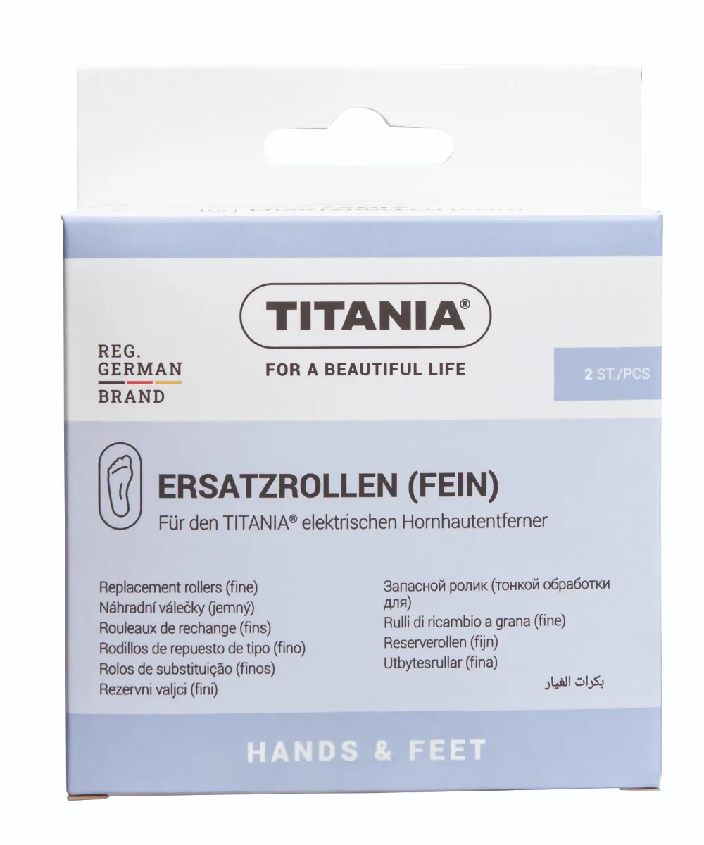 Titania Foot Care Náhradní válečky do elektrického pilníku jemné 2 ks