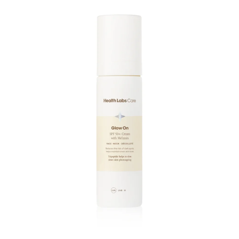 Health Labs Care Glow On ochranný pleťový krém SPF 50+ s melaninem 50 ml