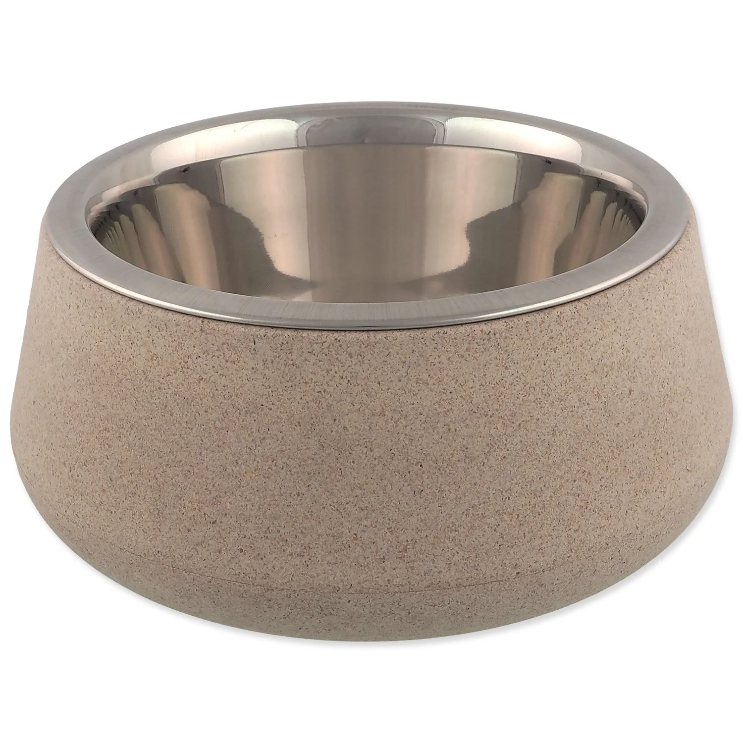 Dog Fantasy Miska nerez EcoStyle béžová 17cm, 850ml