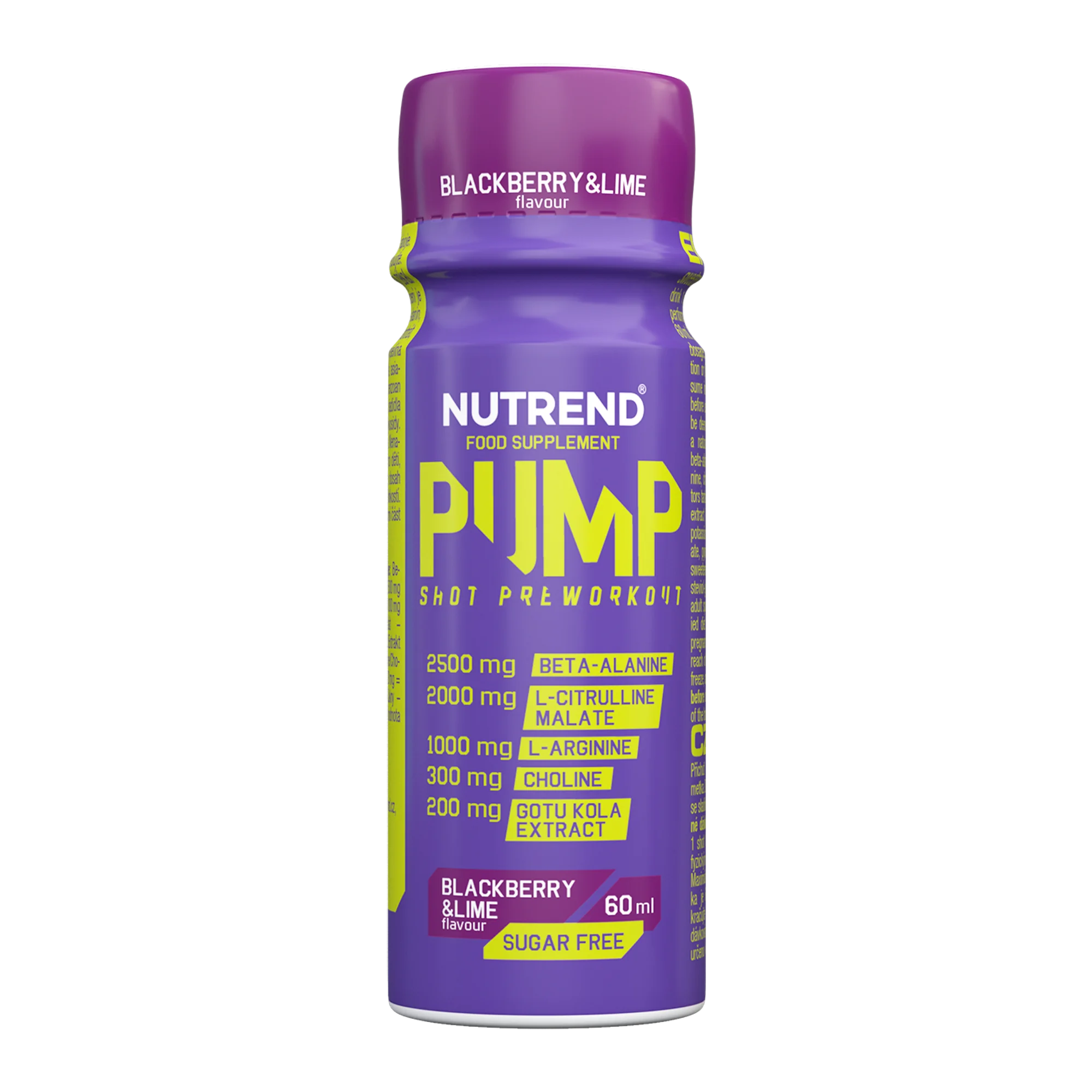 Nutrend Pump Shot 60 ml ostružina+limetka
