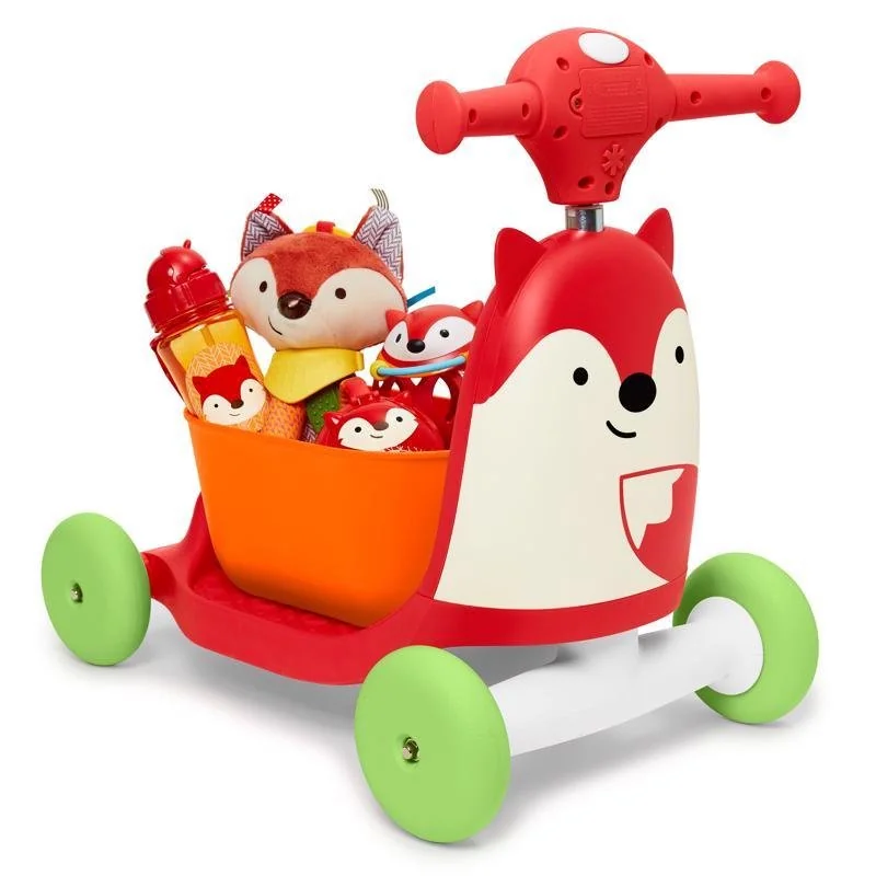 SKIP HOP Zoo odrážedlo 3v1 Ride-On Liška 12m+ do 20 kg 