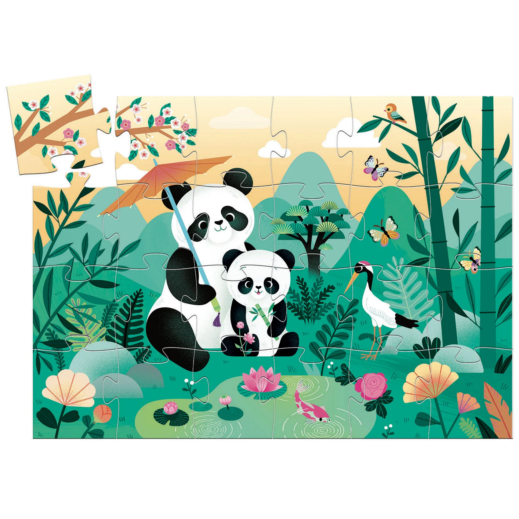 Djeco Puzzle Panda - 24 pcs