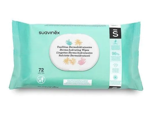 Suavinex Hygienické pleťové hydratační ubrousky 72 ks