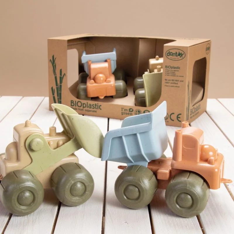 DANTOY BIOplastic sada stavebních autíček 2ks 24m+