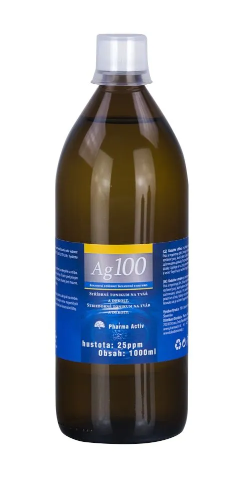 Pharma Activ Koloidní stříbro Ag.100 25 ppm 1000 ml