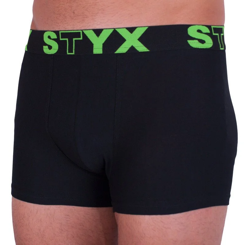 Styx 3PACK pánské boxerky sportovní guma nadrozměr vícebarevné (R9606162) 5XL