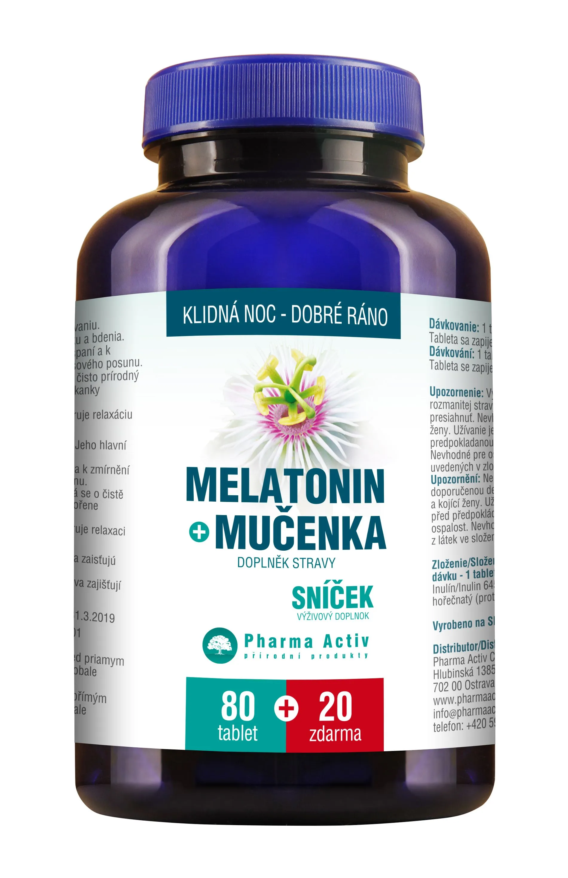 Melatonin Mučenka 100 tablet