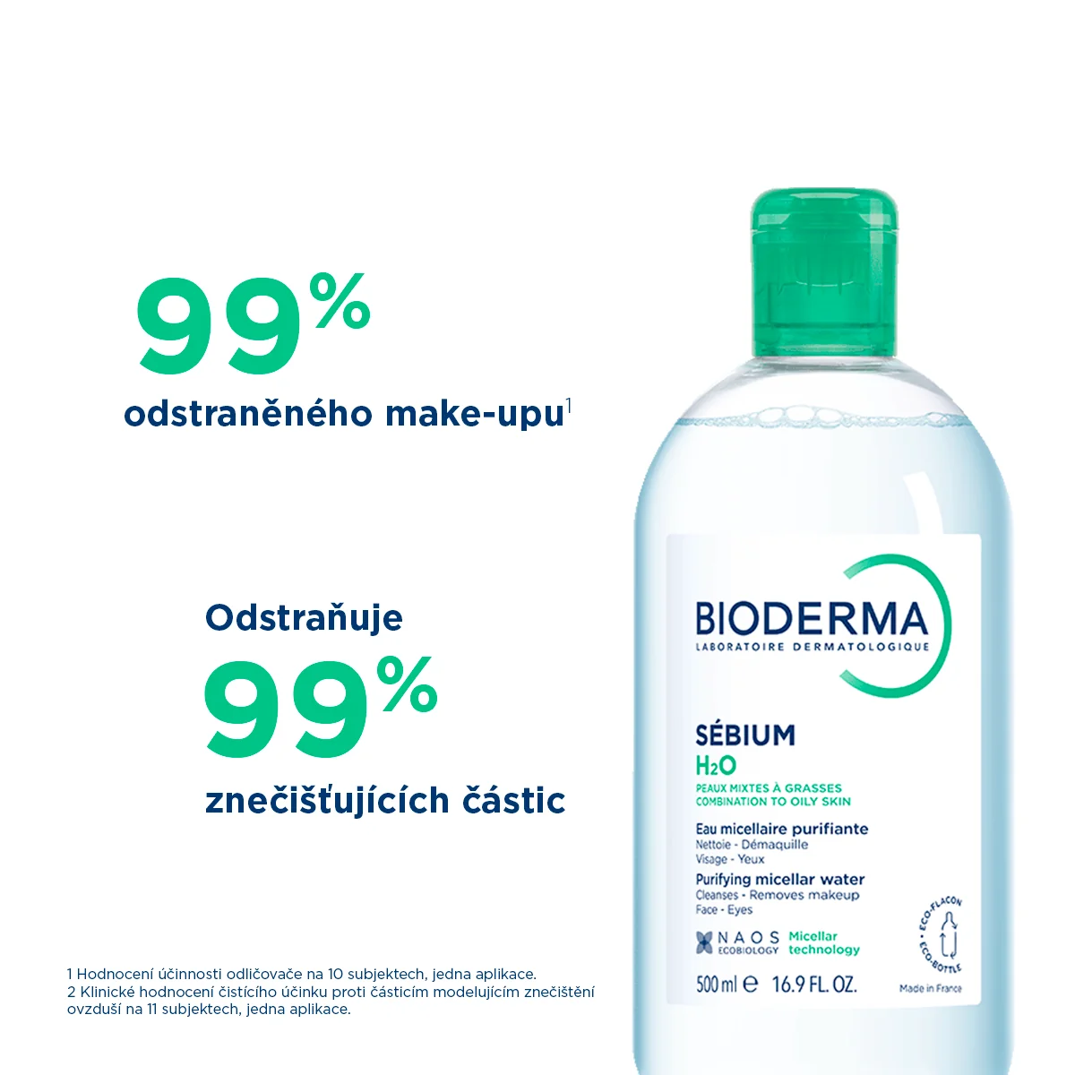 BIODERMA Sébium H2O čisticí micelární voda 250 ml