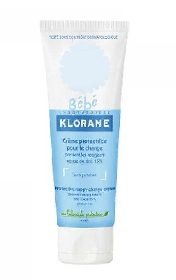 KLORANE Bébé Ochranný krém na přebalování 75 ml