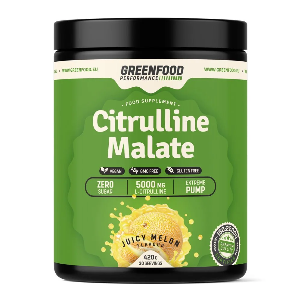 GreenFood Performance Citrulline Malate Juicy meloun 420 g