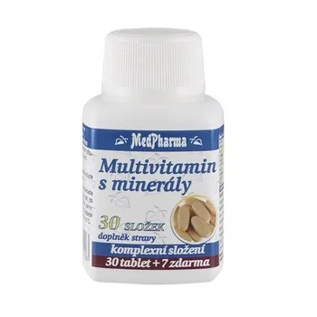Medpharma Multivitamín s minerály 30 složek 37 tablet