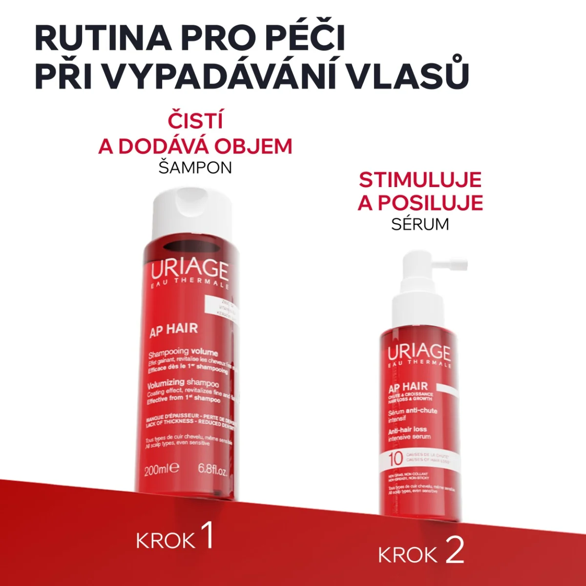 Uriage AP Hair Intenzivní sérum proti padání vlasů 100 ml