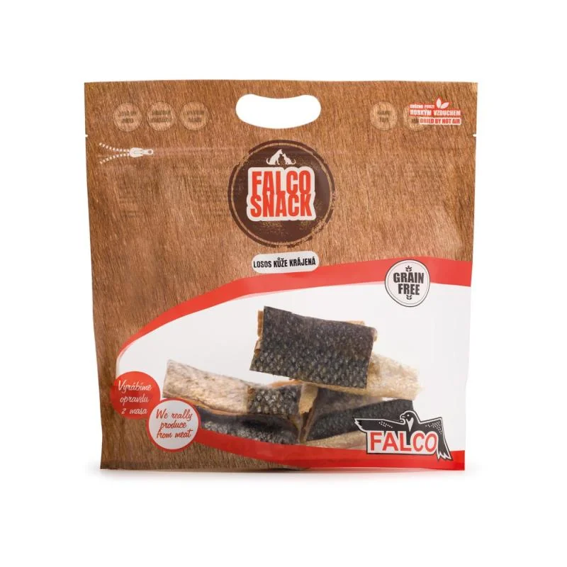 Sokol Falco Losos kůže krájená 250g