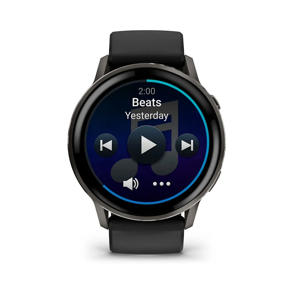 Garmin Venu 4 45 mm chytré hodinky Slate/Black Silicone