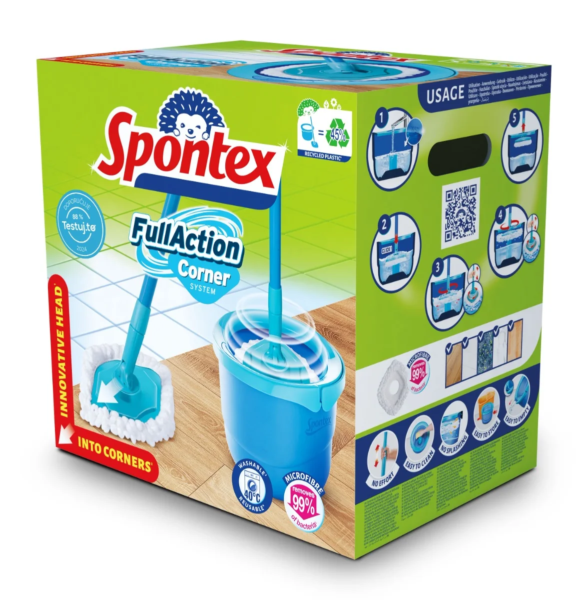 Spontex Full Action Corner System mop 1 ks