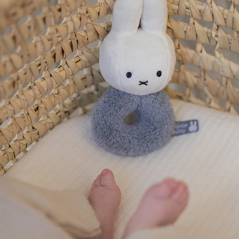 Little Dutch Chrastítko králíček Miffy Fluffy Blue