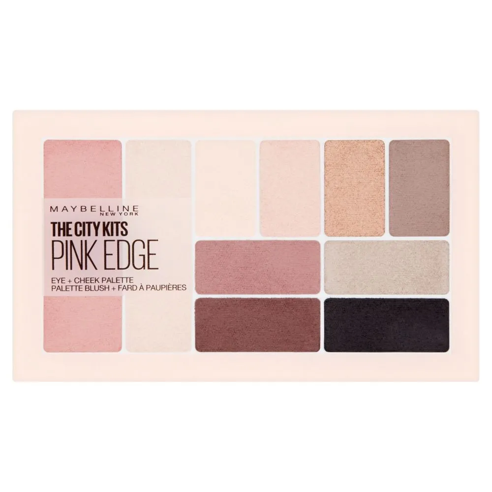 Maybelline The City Kits Pink Edge paletka na oči a tváře 12 g