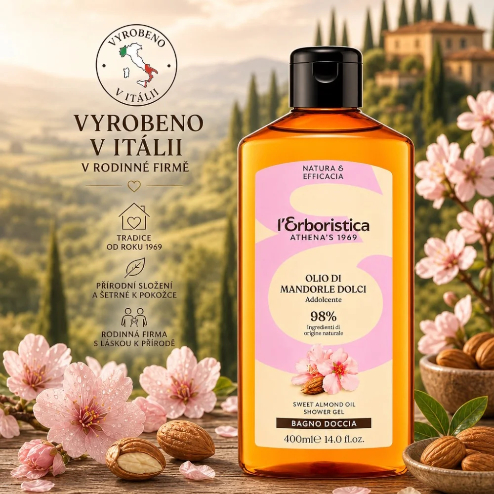 Erboristica Sprchový gel s mandlovým olejem 400 ml