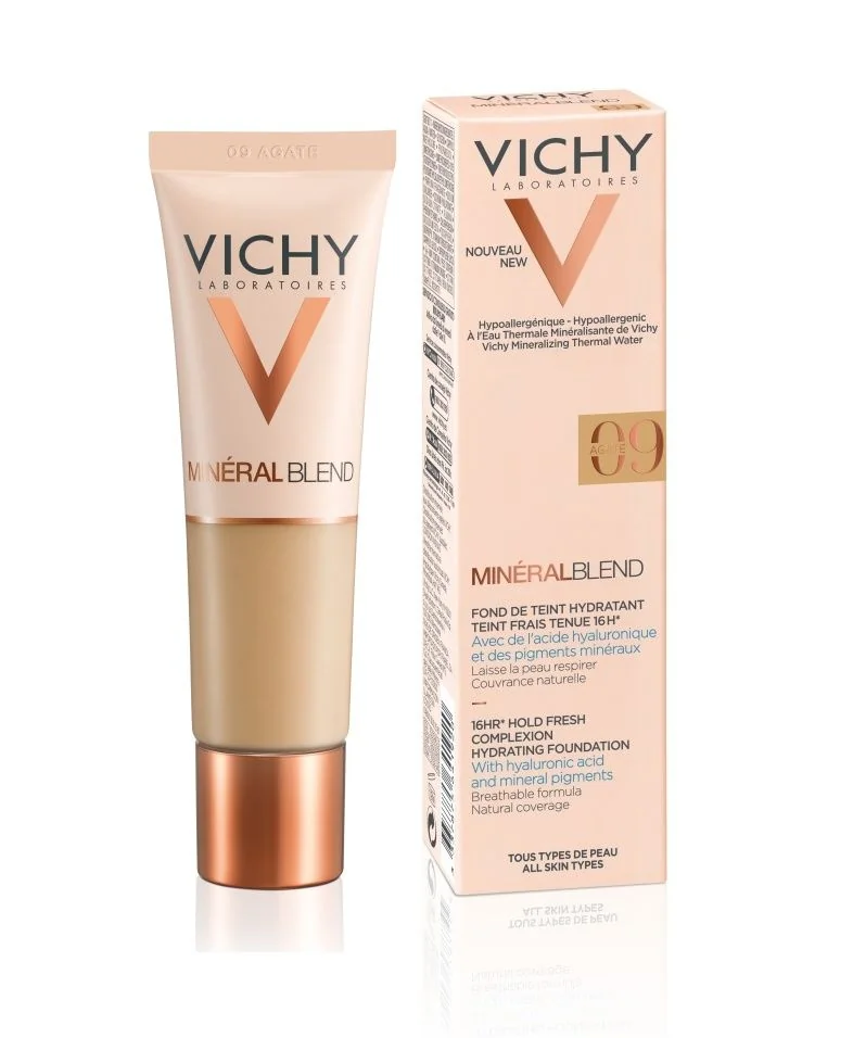 Vichy Minéral Blend odstín 09 Agate hydratační make-up 30 ml