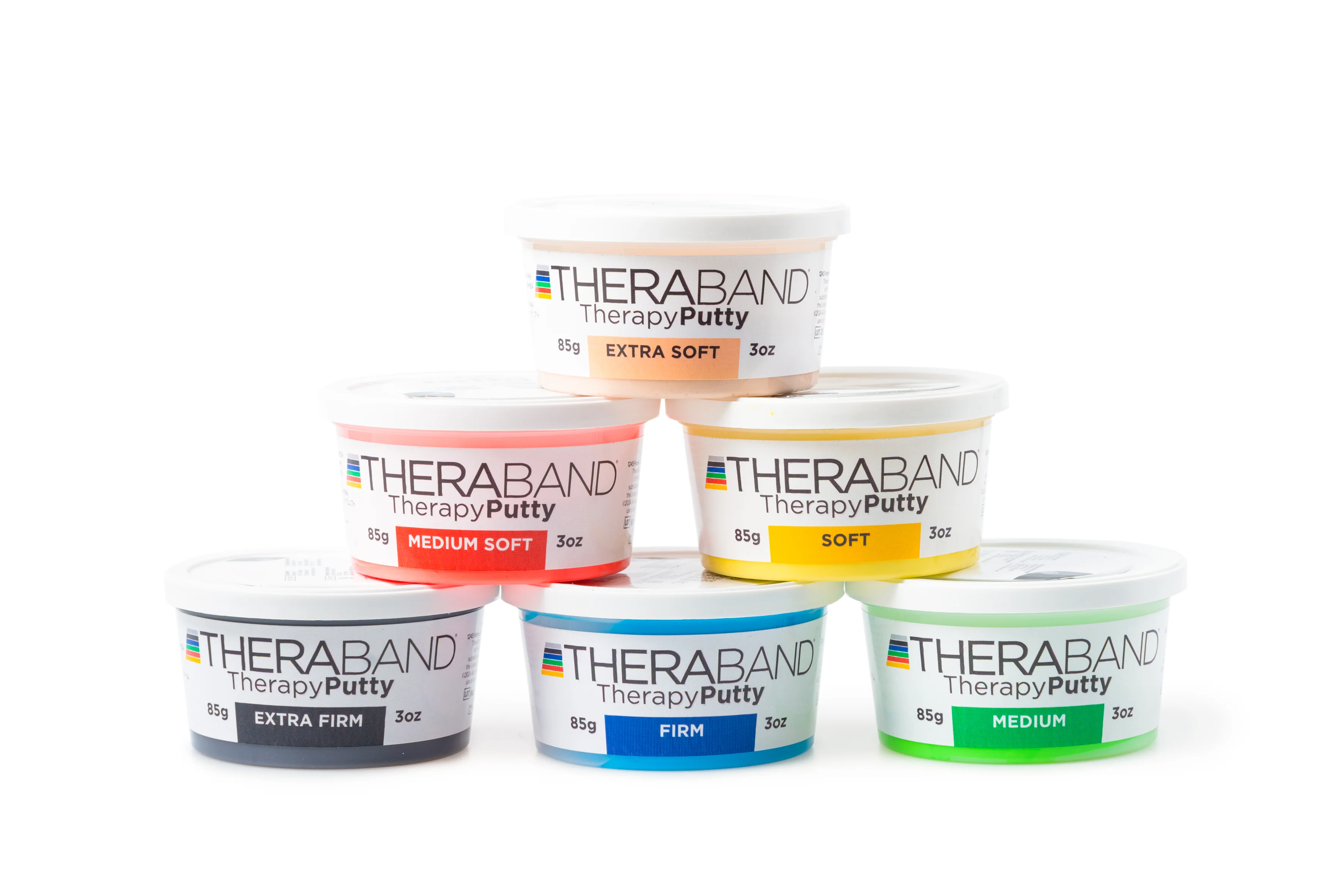 Thera-Band Therapy Putty, terapeutická hmota 85g, červená, středně měkká