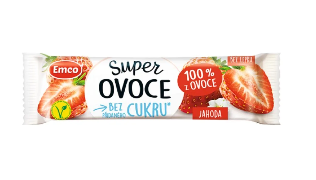 Emco Tyčinka 100 % z ovoce jahoda 30 g