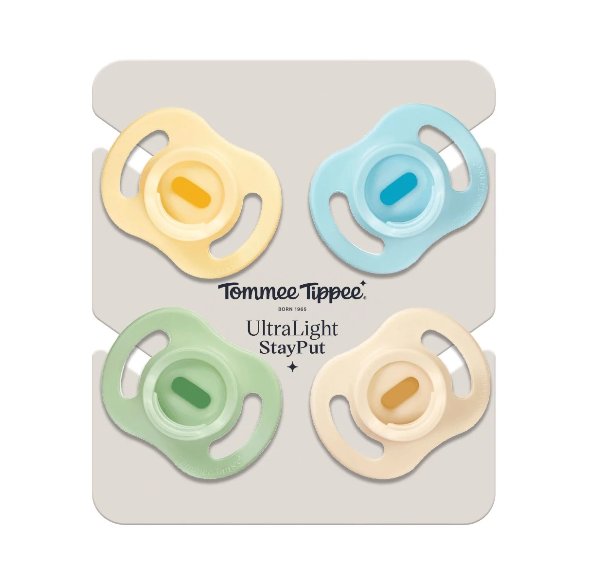 Tommee Tippee Silikonový Dudlík Ultralight Boy 0–⁠⁠⁠⁠⁠⁠6m 4 ks