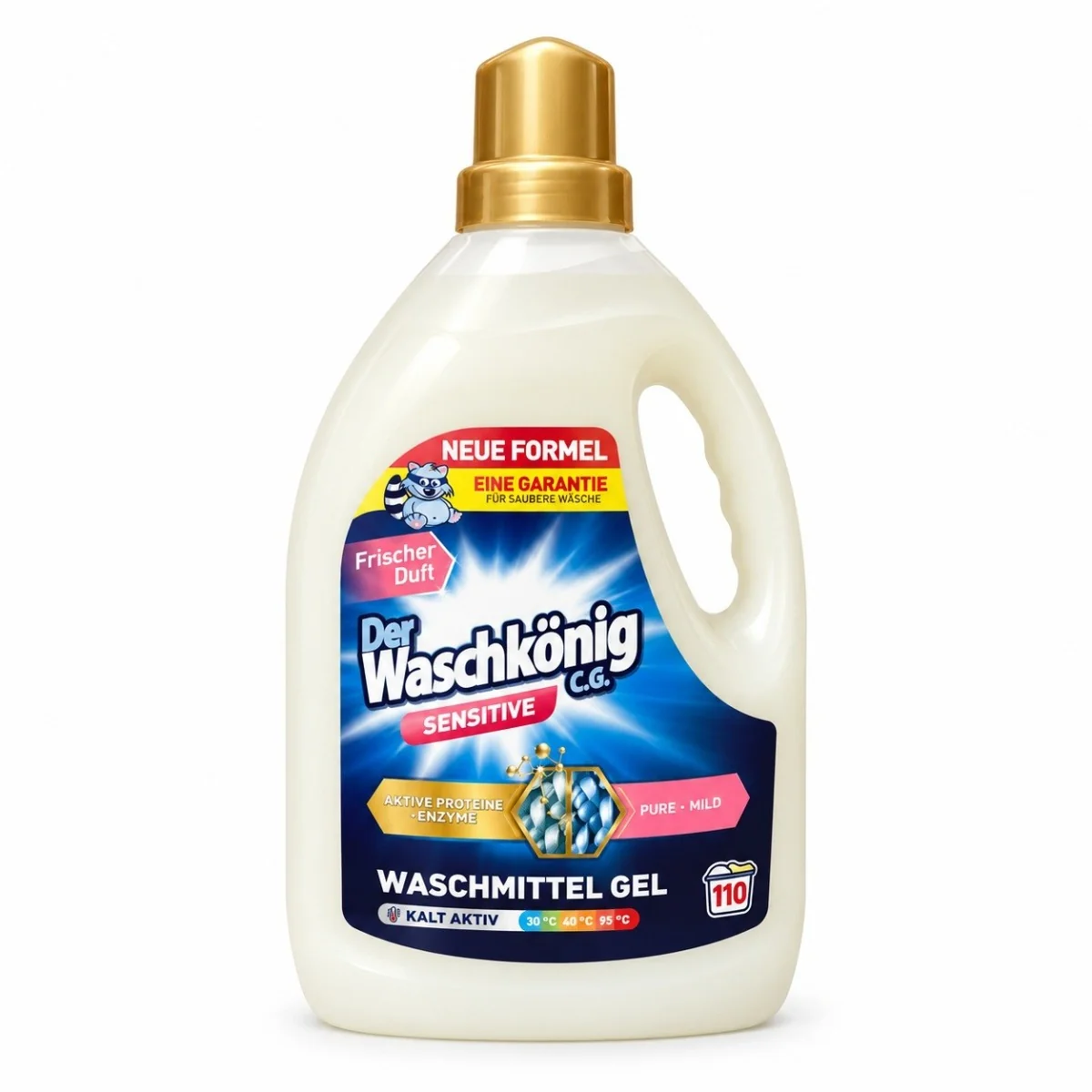Der Waschkönig Sensitive Prací gel 3,305 l 110 dávek