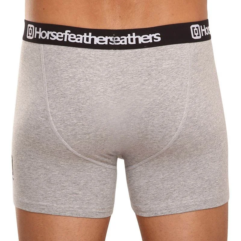 Horsefeathers 3PACK pánské boxerky Dynasty heather gray (AM067C) XL