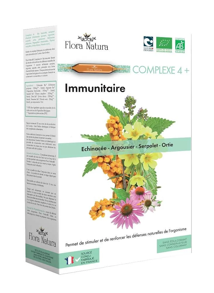 Flora Natura Complex 4+ Imunita BIO 20x15 ml