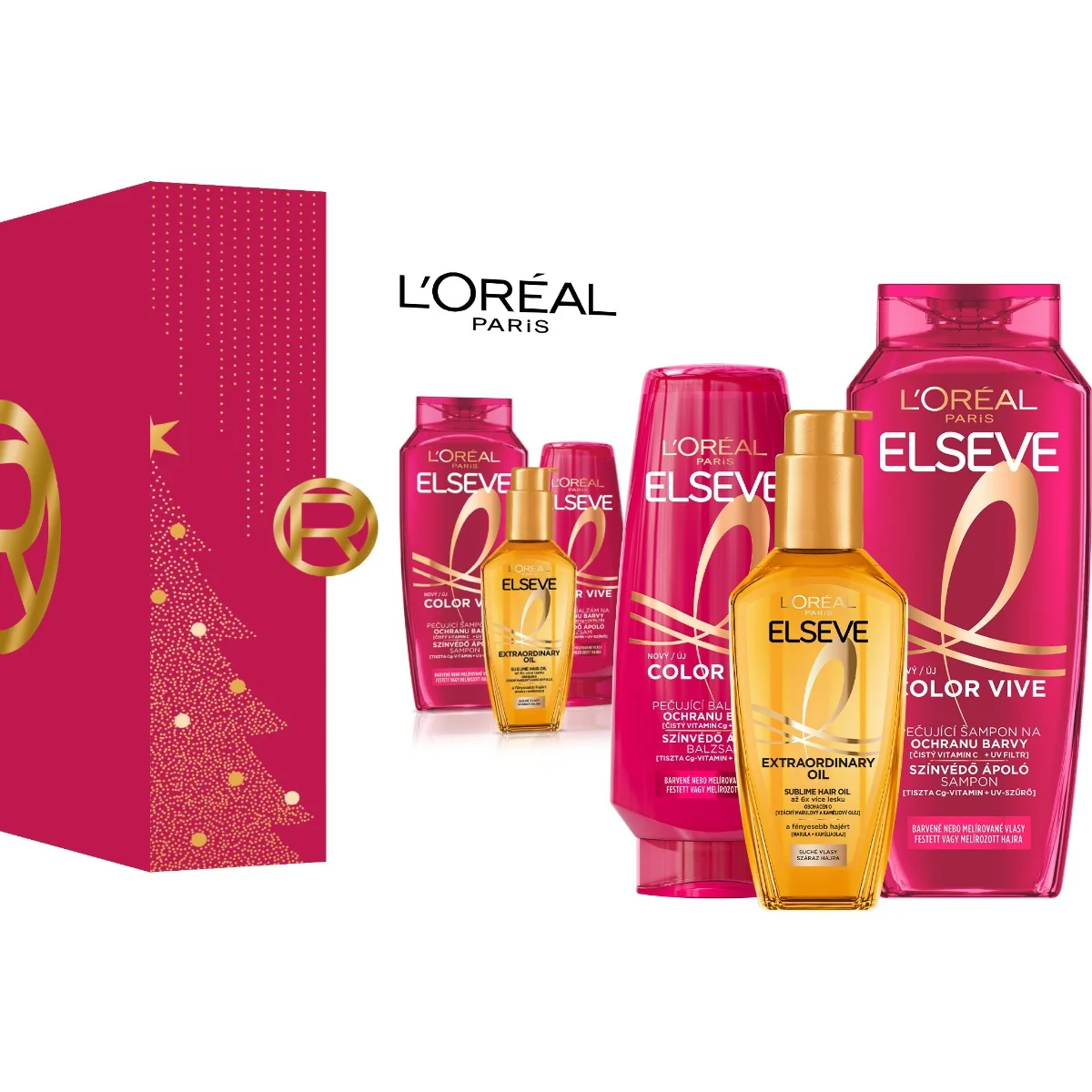 L'Oréal Paris Elseve Color Vive dárková sada 3 ks