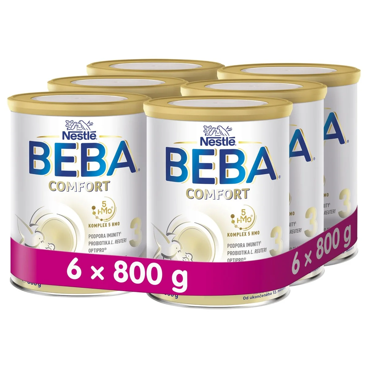 BEBA COMFORT 3 5HMO 6x800 g